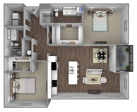 2 Bedroom Unit